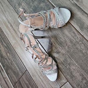 Silver heels